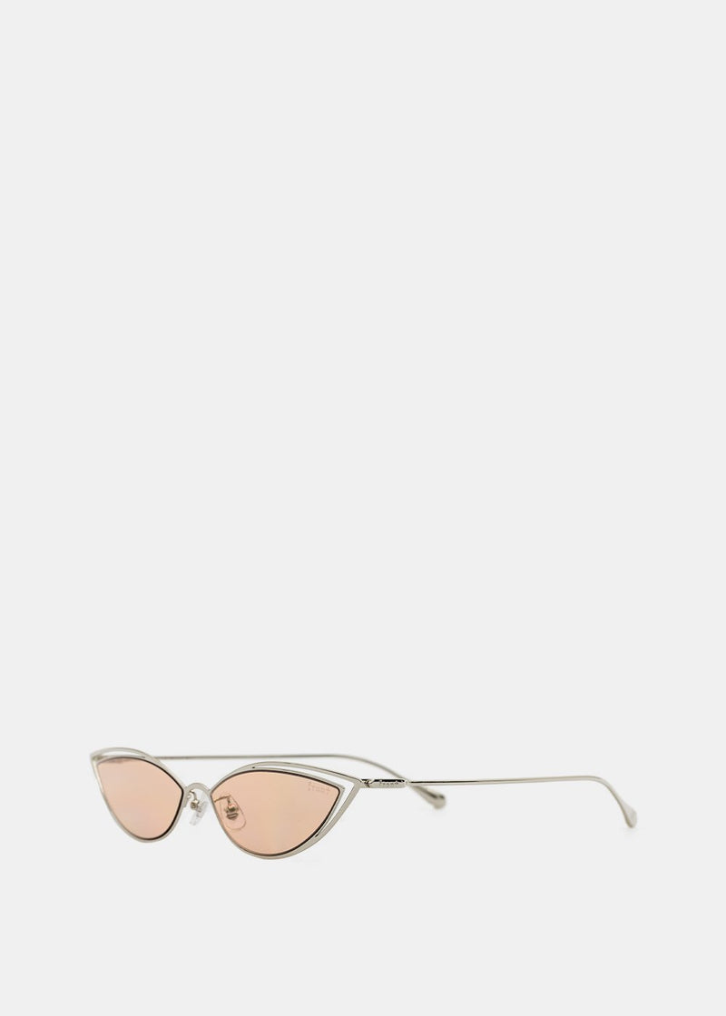 Front Silver Black Cat Sunglasses - NOBLEMARS