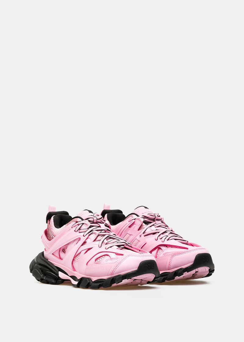 Balenciaga Pink & Black Track Sneakers - NOBLEMARS