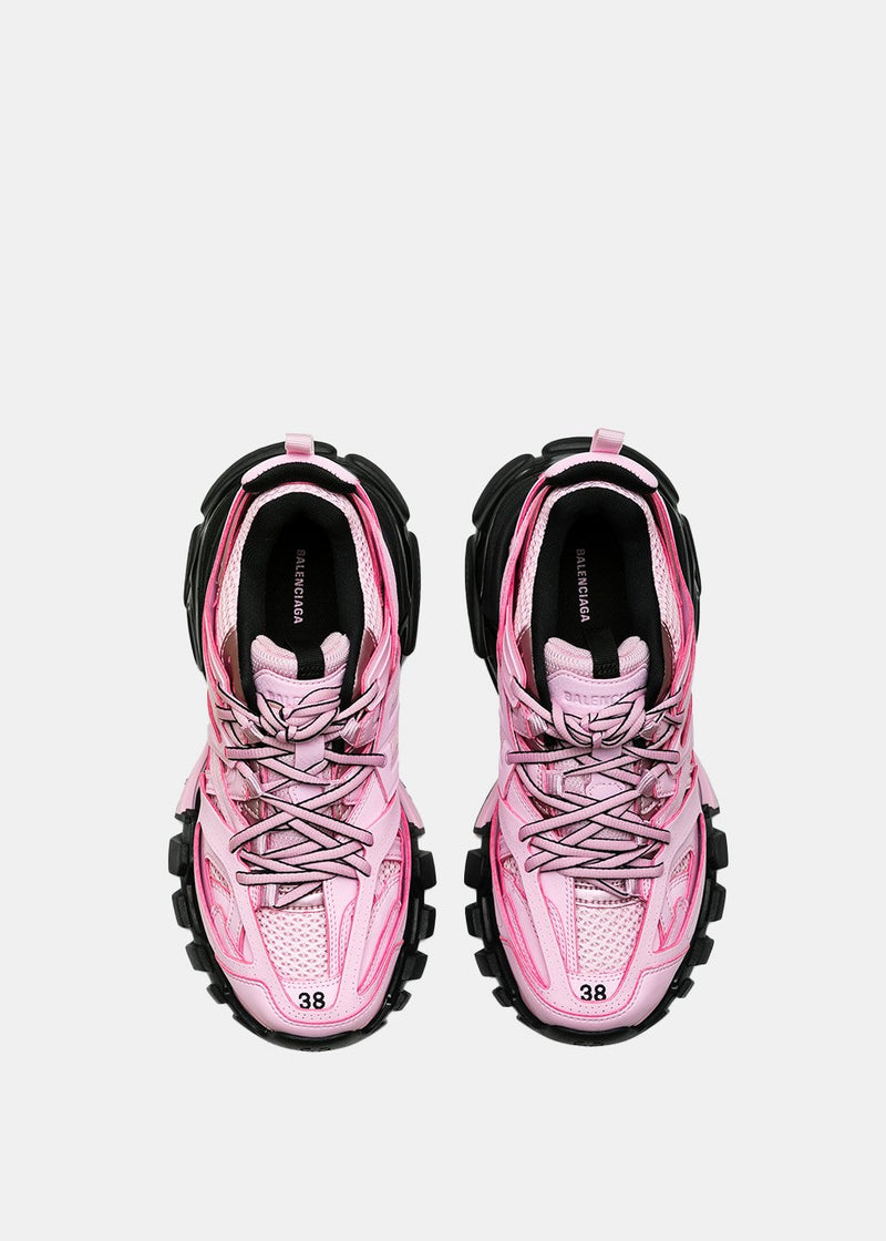 Balenciaga Pink & Black Track Sneakers - NOBLEMARS