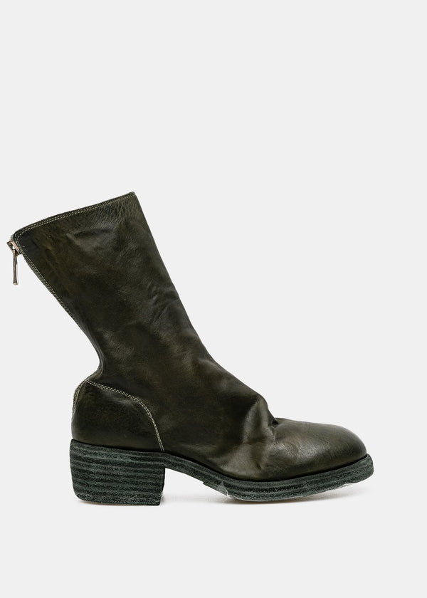 Guidi Green 788Z Back Zip High Boots - NOBLEMARS