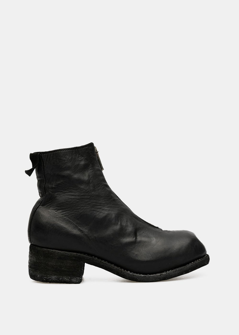 Guidi Black PL1 Front Zip Boots - NOBLEMARS