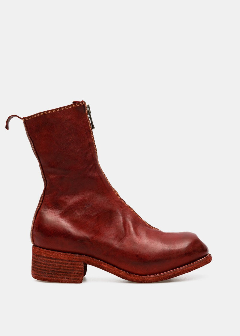Guidi Red PL2 Front Zip Boots - NOBLEMARS