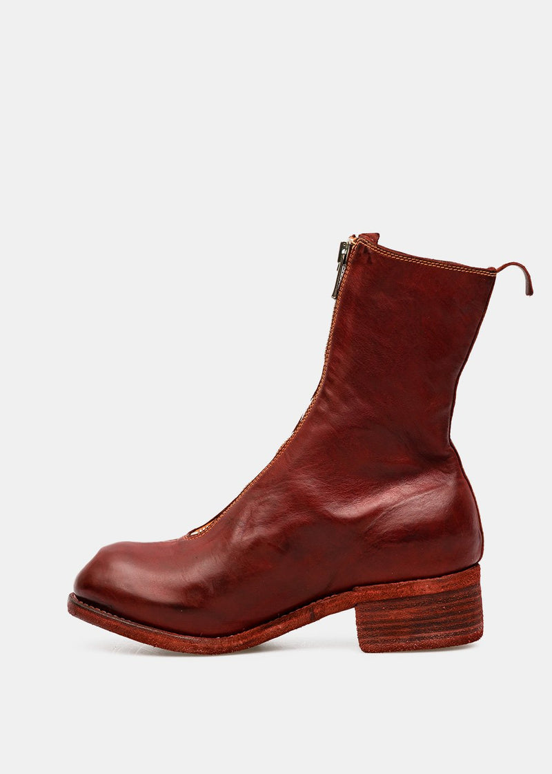 Guidi Red PL2 Front Zip Boots - NOBLEMARS