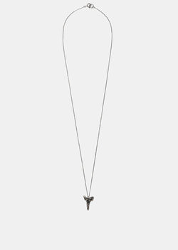 Chin Teo Silver Shark Tooth Decay Necklace - NOBLEMARS