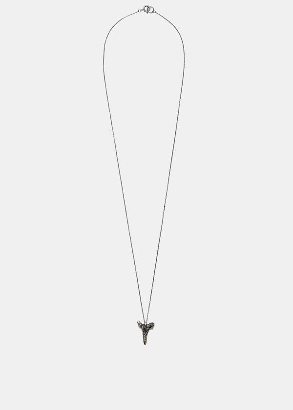 Chin Teo Silver Shark Tooth Decay Necklace - NOBLEMARS