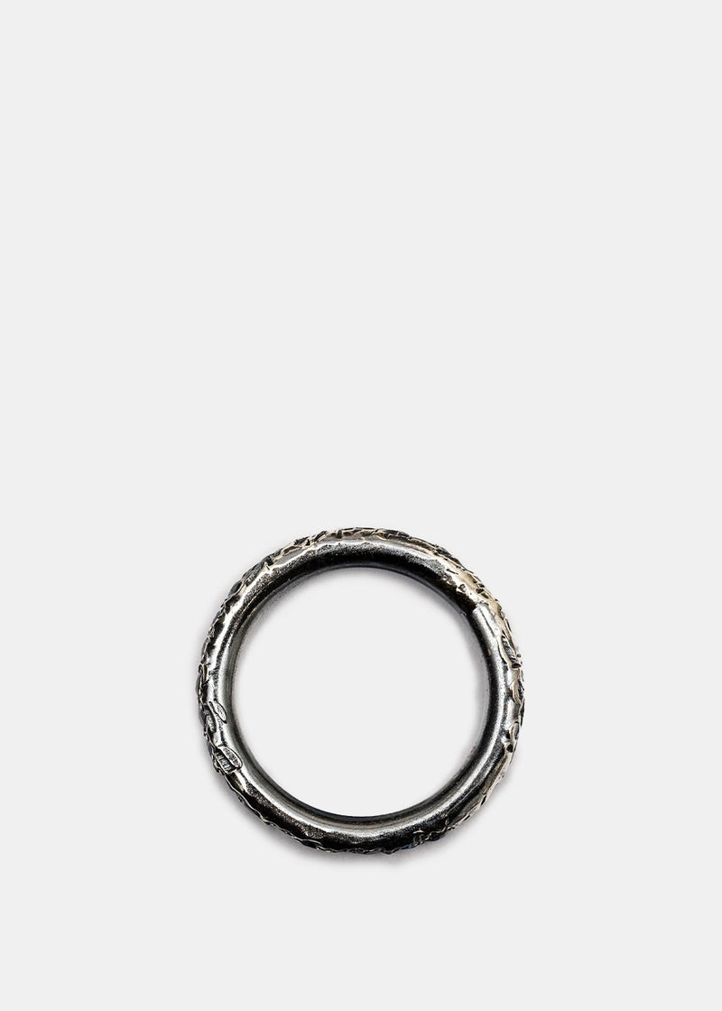 Chin Teo Silver & Blue Sapphire Ring - NOBLEMARS