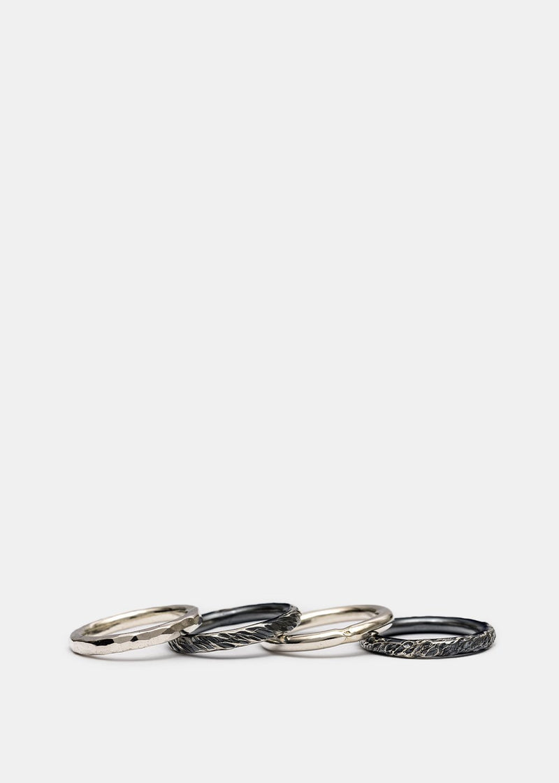 Chin Teo Silver Transmission Rings - NOBLEMARS