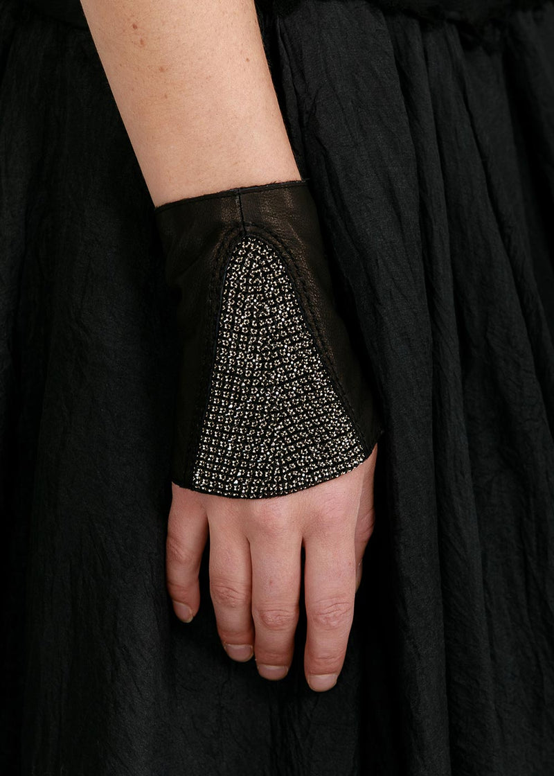 Marc le Bihan Black Beaded Wristband - NOBLEMARS
