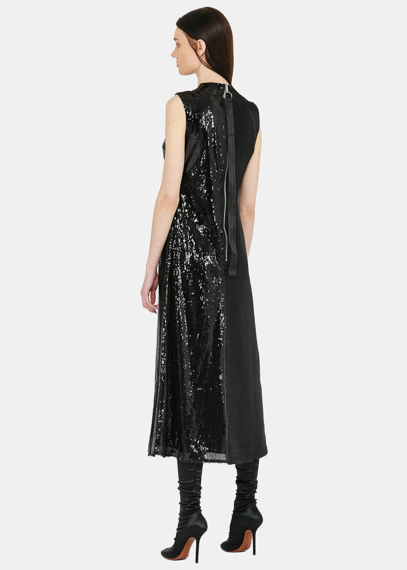 Yang Li Black Sequins Dress - NOBLEMARS