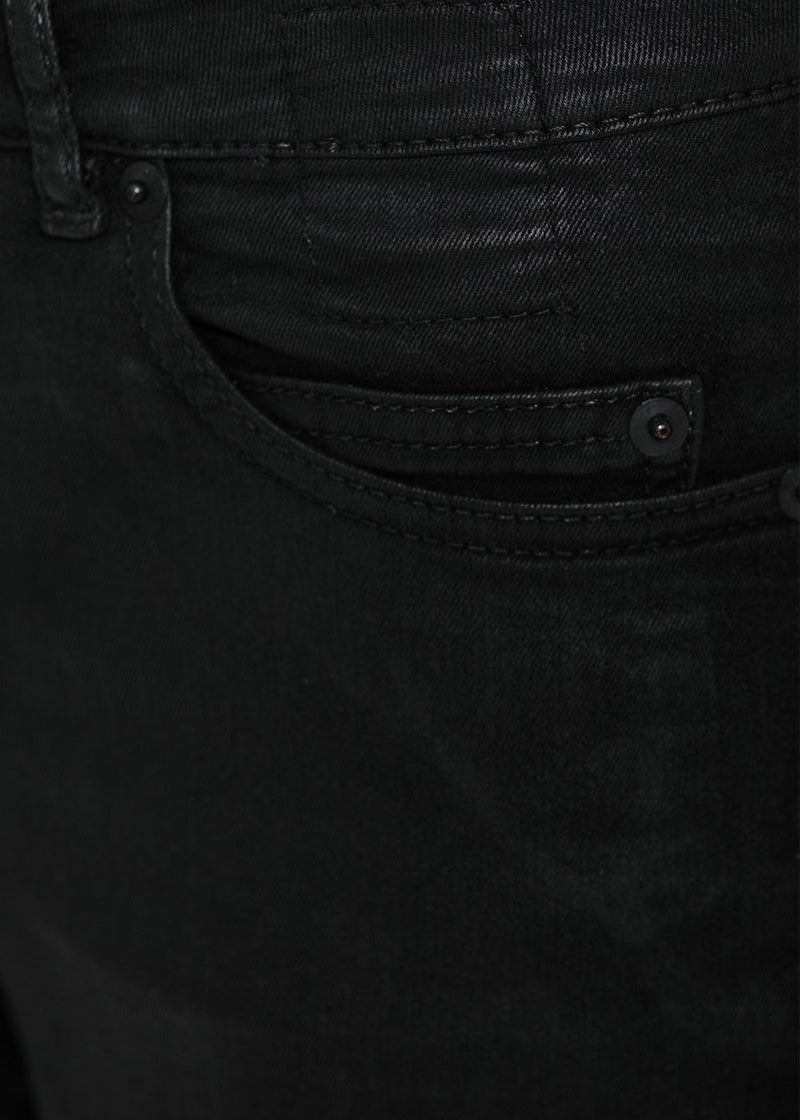 Rick Owens Drkshdw Black Cropped Detroit Jeans - NOBLEMARS