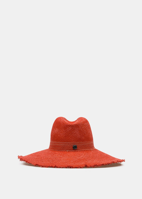 Filù Hats Red Wide Panama Hat - NOBLEMARS