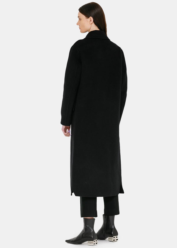 Yang Li Black Iconic Wool Coat - NOBLEMARS