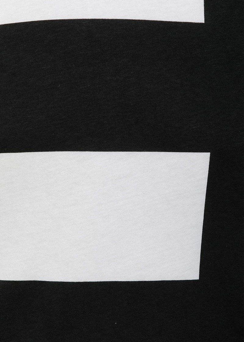 Rick Owens Drkshdw White & Black Level T-Shirt - NOBLEMARS