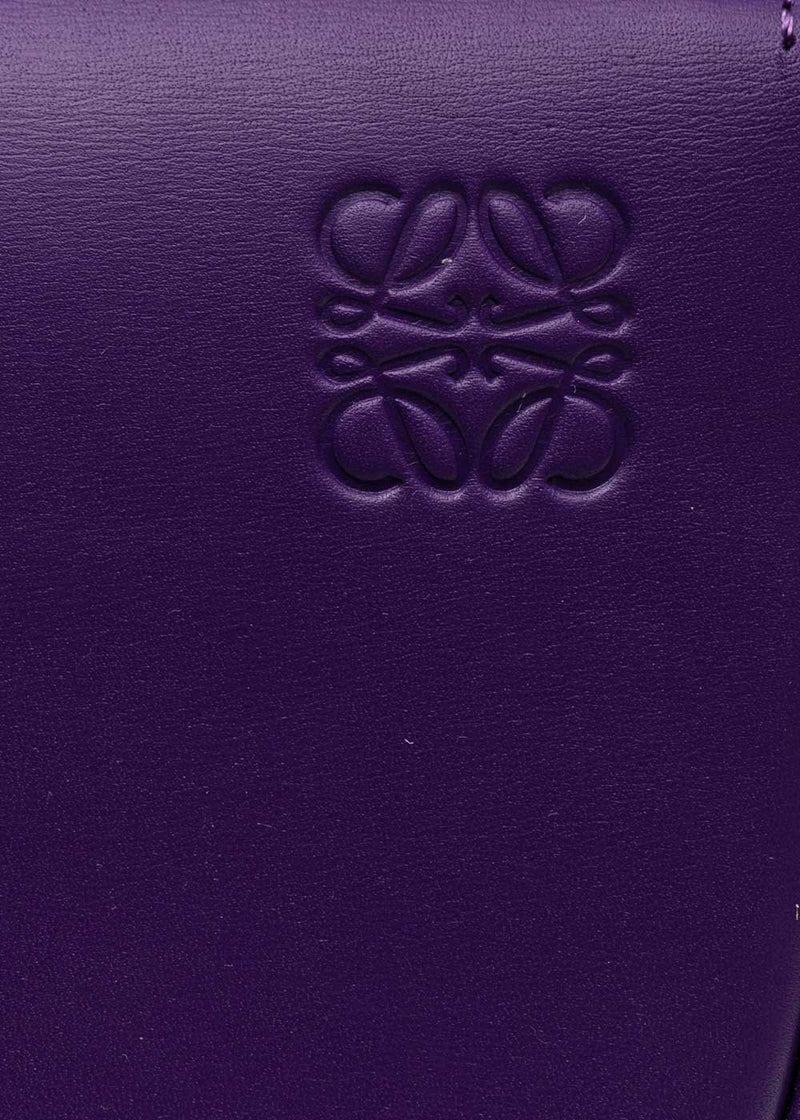 Loewe Purple & Cognac Heel Duo Bag - NOBLEMARS