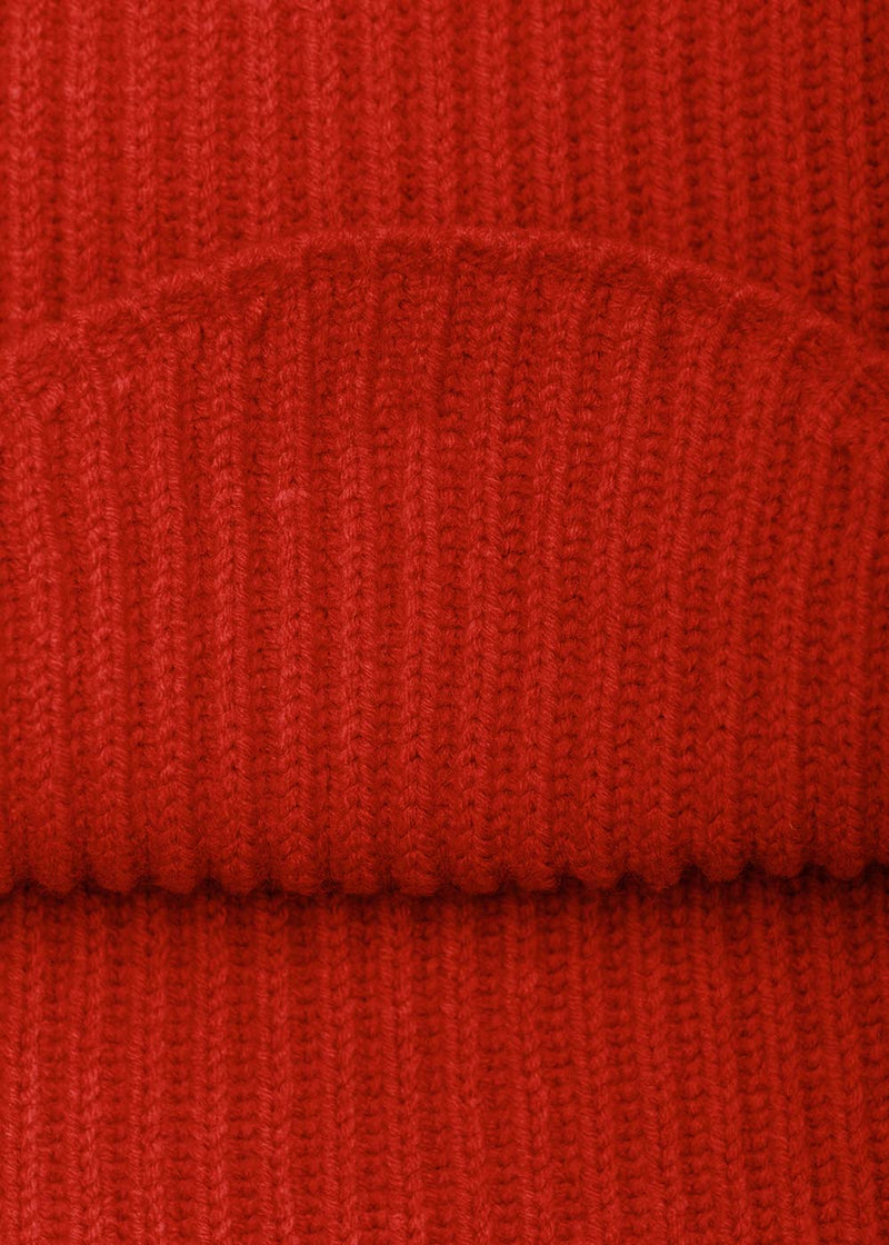 MM6 Maison Margiela Red Knit Hat - NOBLEMARS