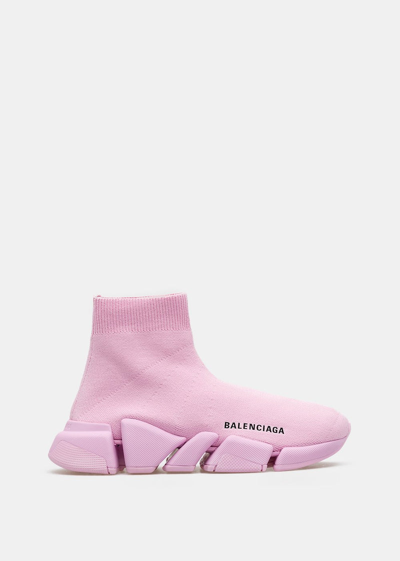Balenciaga Light Pink Speed 2.0 Trainers - NOBLEMARS
