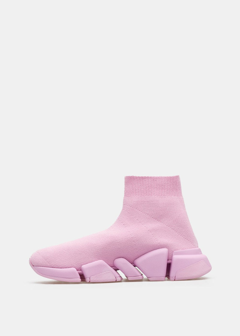 Balenciaga Light Pink Speed 2.0 Trainers - NOBLEMARS