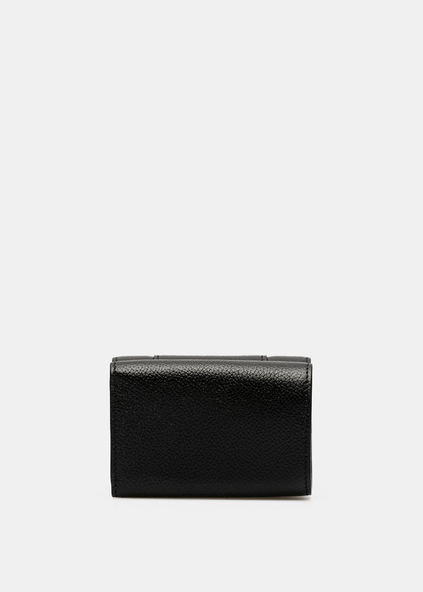 Balenciaga Black Mini Hourglass Wallet - NOBLEMARS