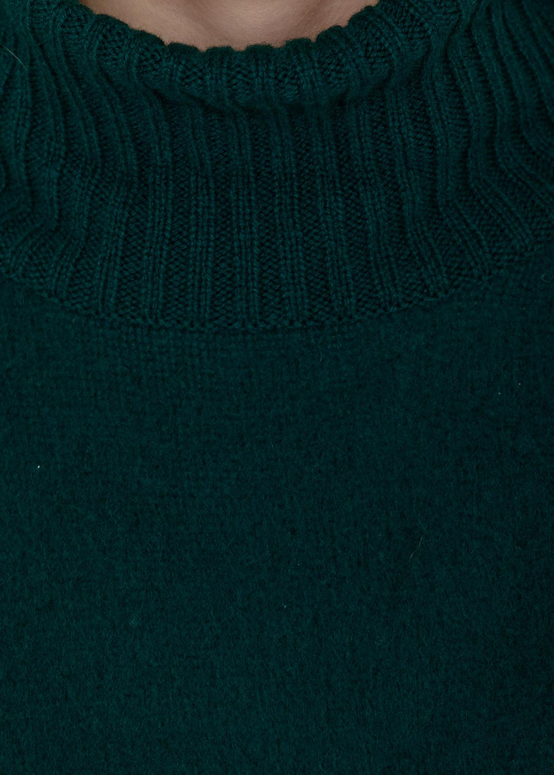 Avant Toi Green Turtleneck Cashmere Sweater - NOBLEMARS