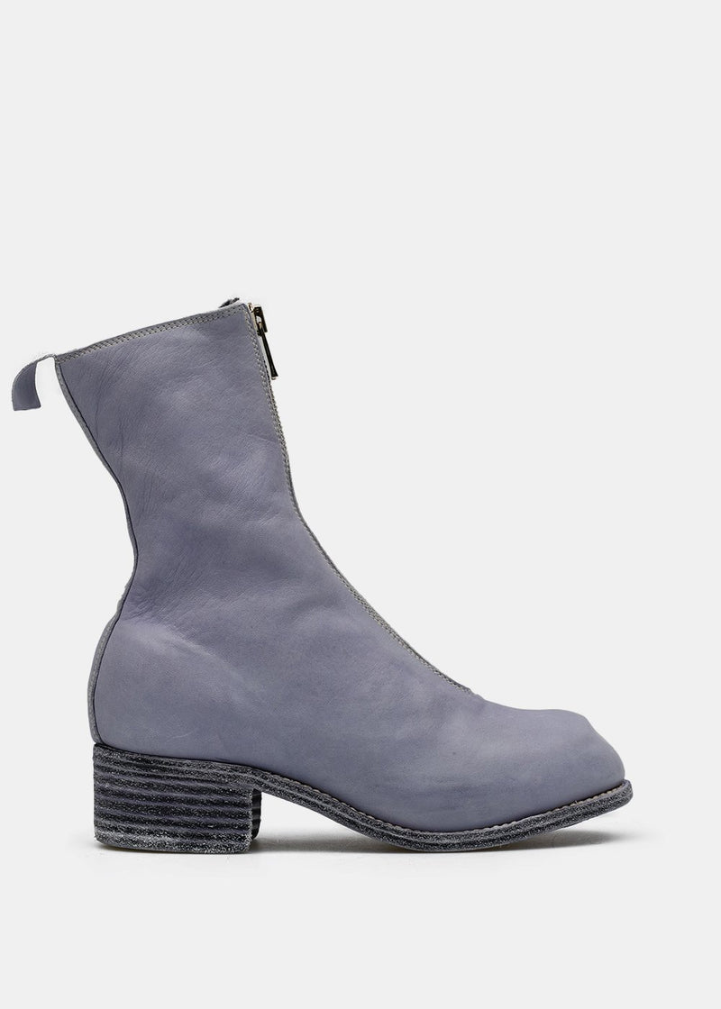 Guidi Grey Blue PL2 Front Zip Boots - NOBLEMARS