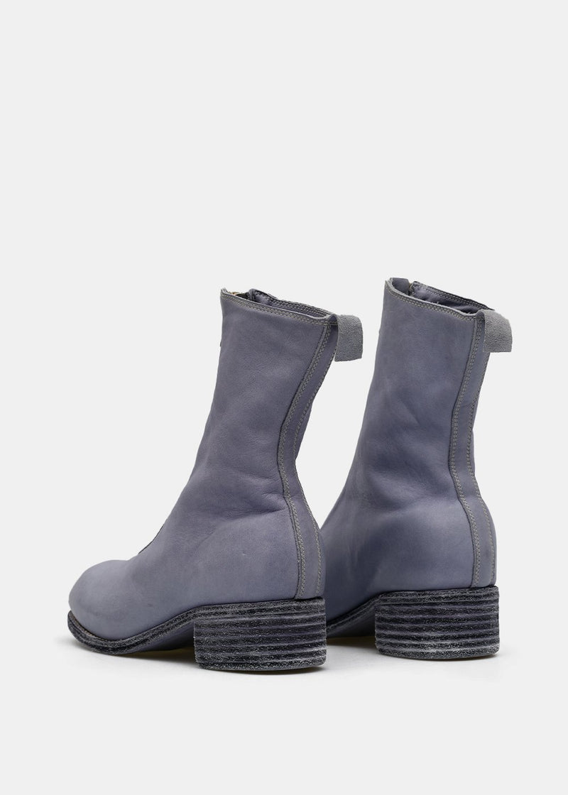 Guidi Grey Blue PL2 Front Zip Boots - NOBLEMARS
