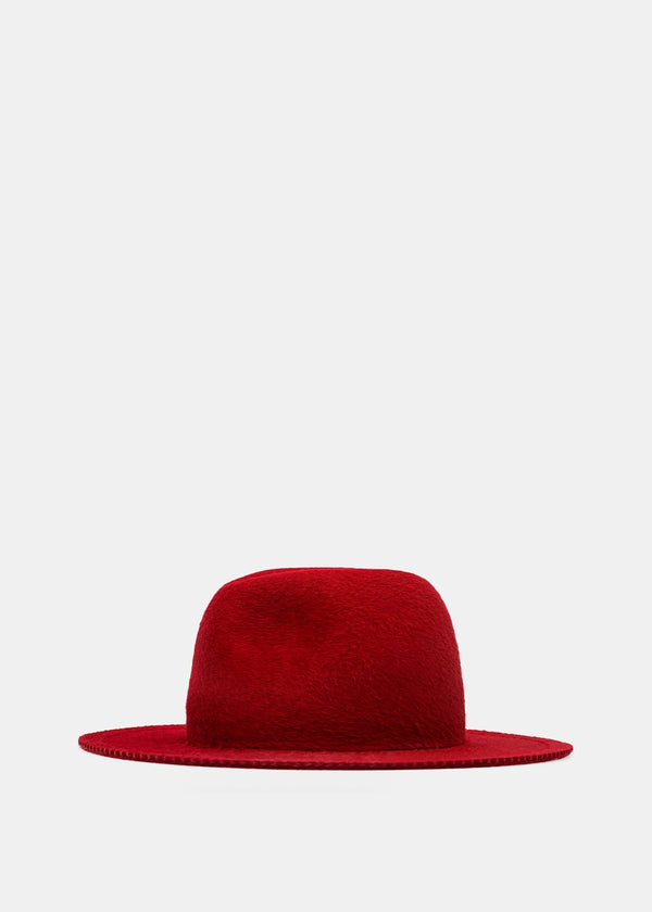 Undercover Red Felt Hat - NOBLEMARS
