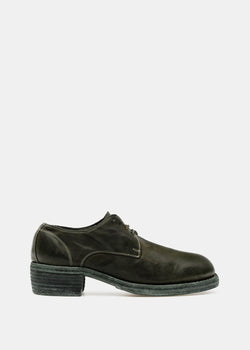 Guidi Dark Green 792Z Classic Derby Shoes - NOBLEMARS