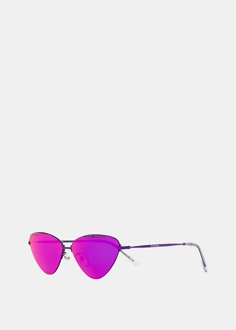 Balenciaga Pink Cat-Eye Sunglasses - NOBLEMARS