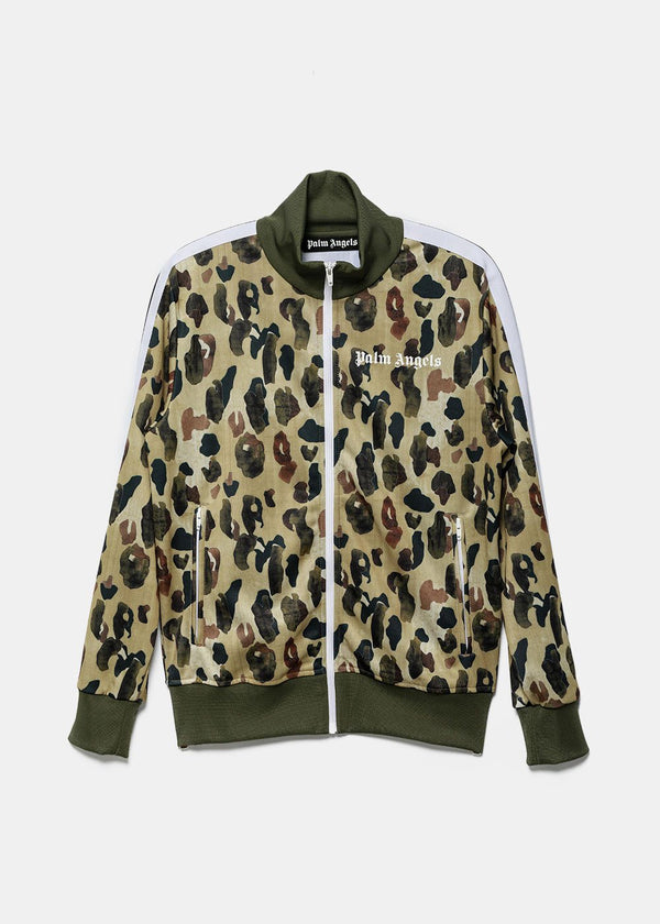 Palm Angels Beige Camo Classic Track Jacket - NOBLEMARS