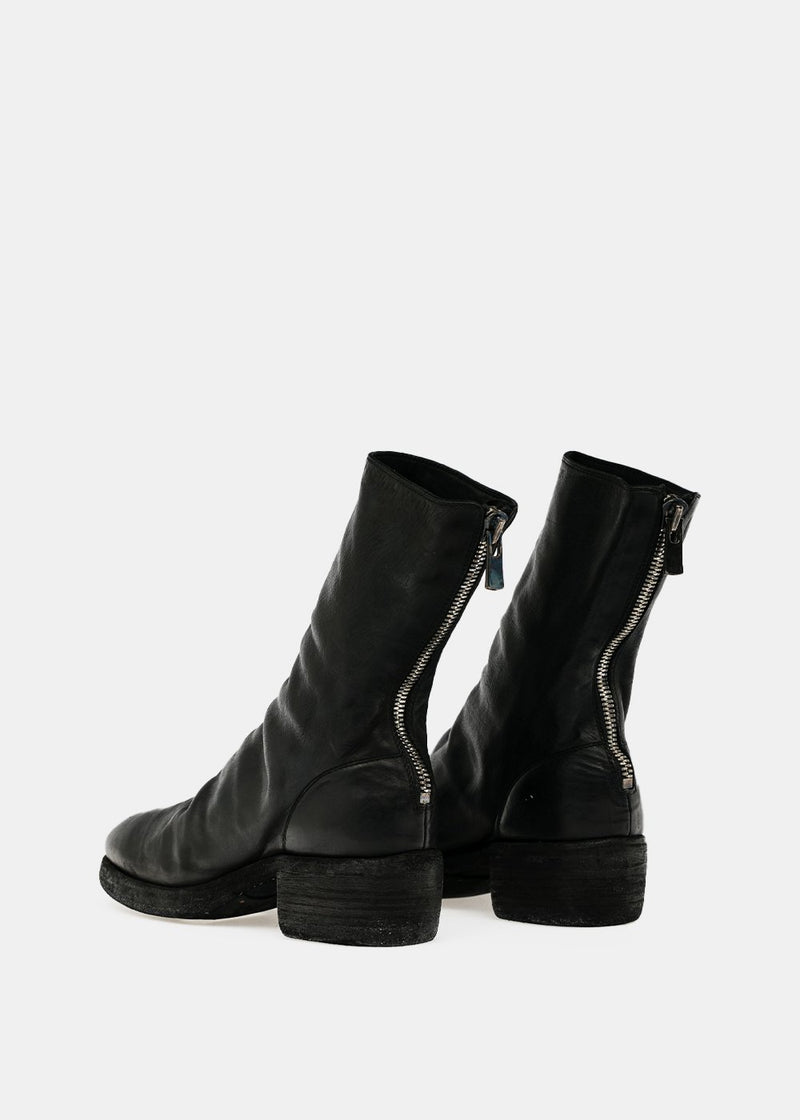 Guidi Black 788Z Back Zip Boots - NOBLEMARS