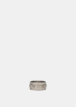 Maison Margiela Silver Wide Juxtaposed Ring - NOBLEMARS