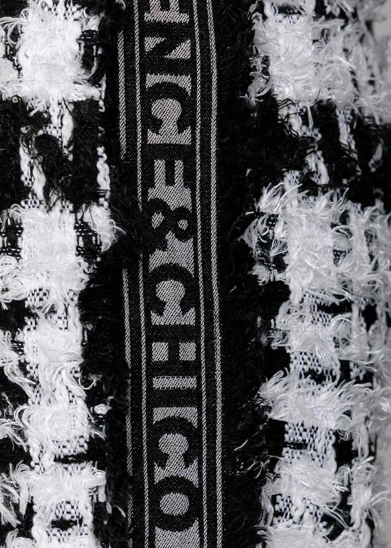 Laurence & Chico Black & White Tweed Coat - NOBLEMARS