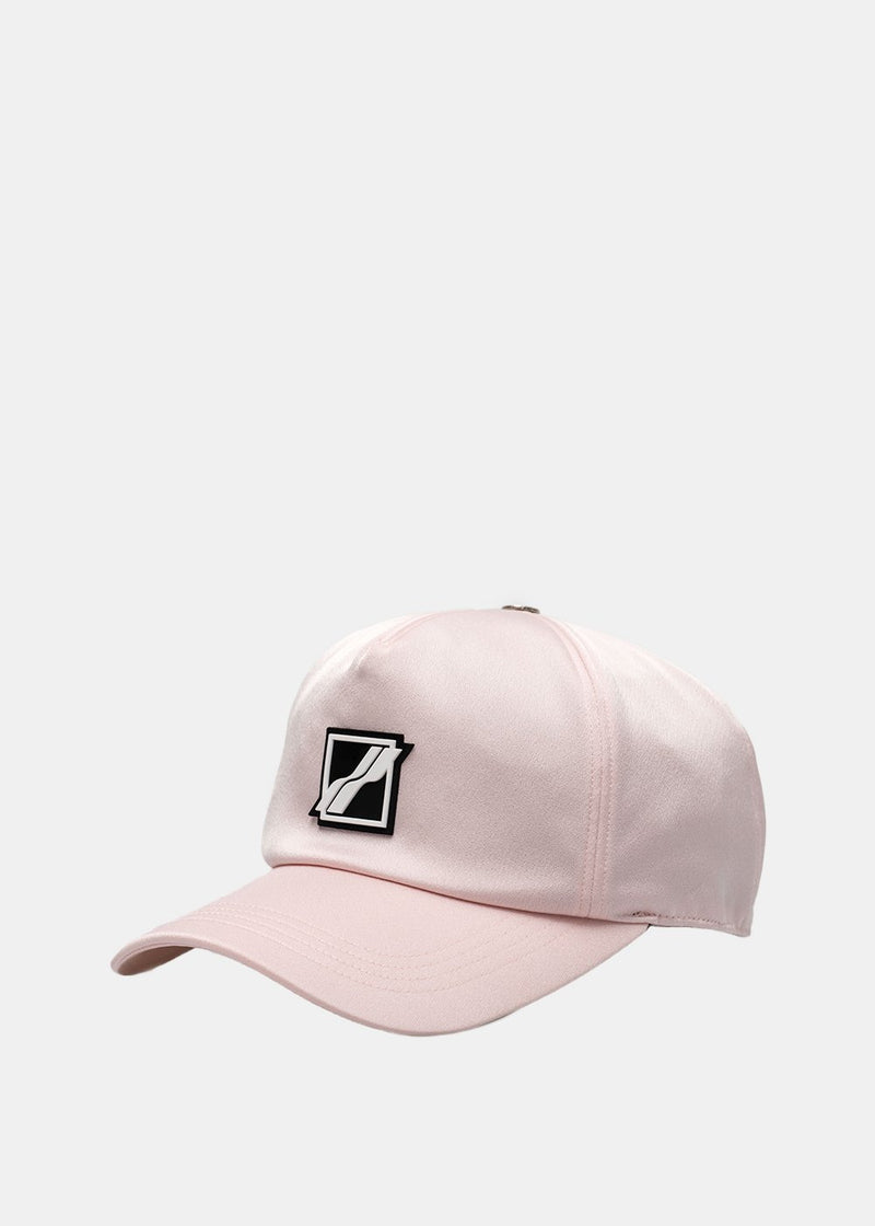 We11done Pink Basic Logo Cap - NOBLEMARS