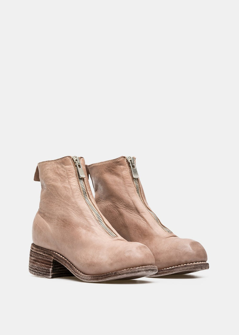Guidi Pink PL1 Front Zip Boots - NOBLEMARS