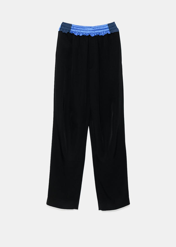 Balenciaga Black & Blue Jog Tailored Pants - NOBLEMARS