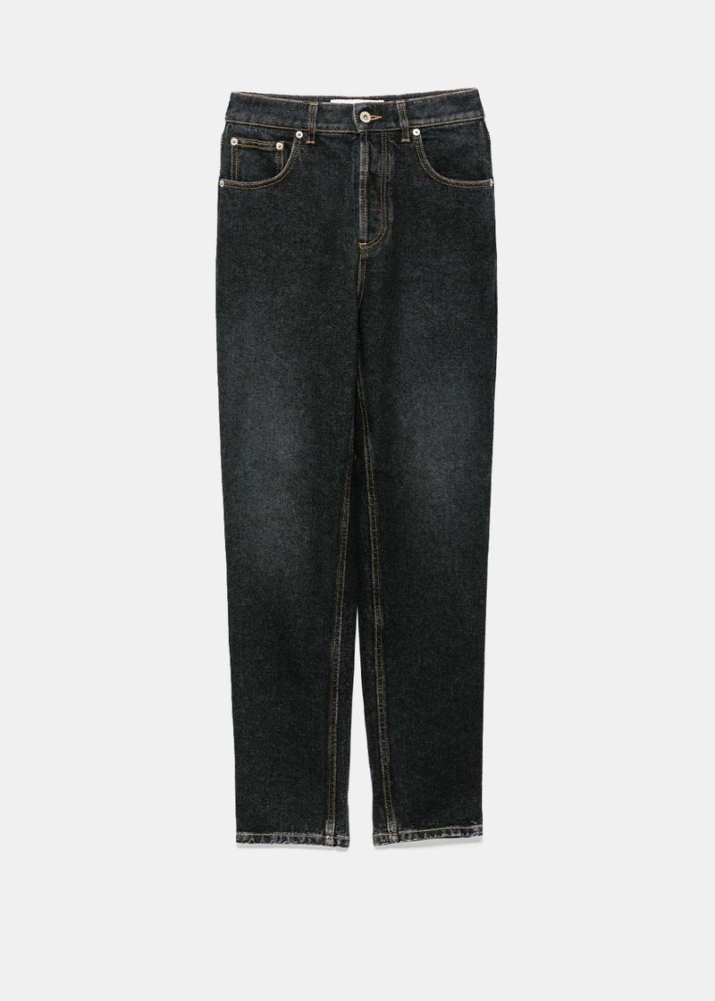 Loewe Washed Black Straight Jeans - NOBLEMARS