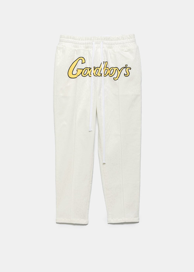 XOXOGOODBOY White Logo Print Pants - NOBLEMARS