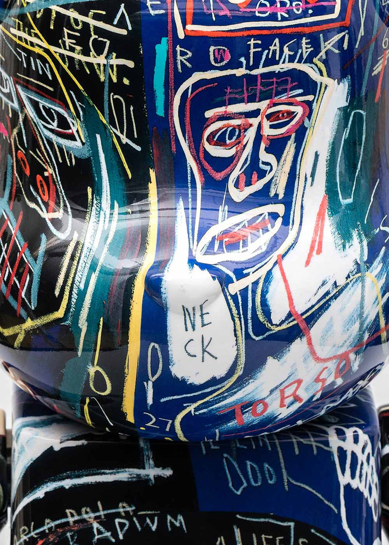 Medicom Toy Be@rbrick Jean Michel Basquiat #7 - 1000% - NOBLEMARS