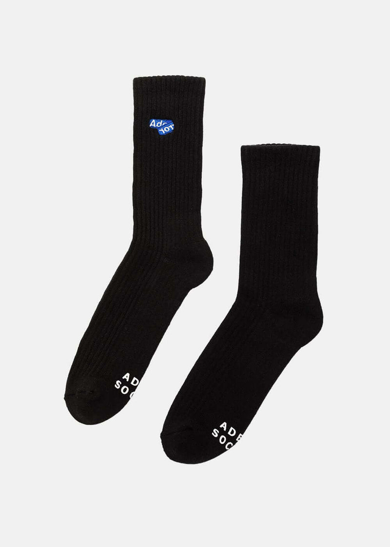 ADER error Black Logo Socks - NOBLEMARS