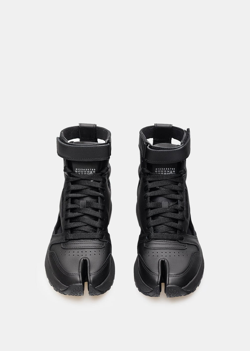 Maison Margiela Black Reebok Edition Tabi Sneakers - NOBLEMARS