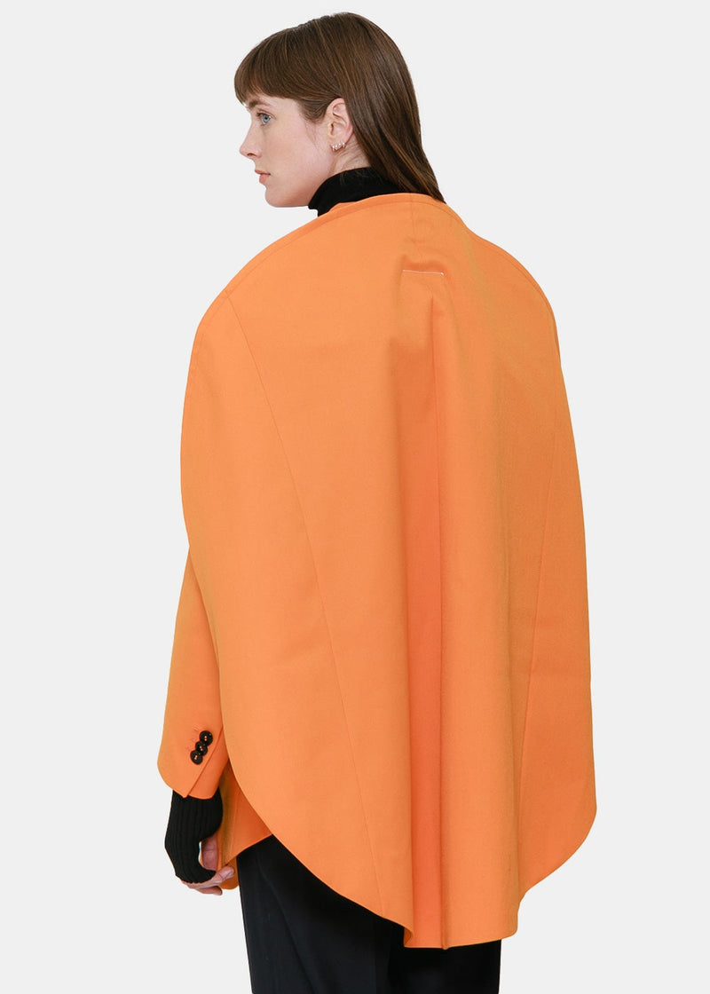 MM6 Maison Margiela Orange Oversized Jacket - NOBLEMARS