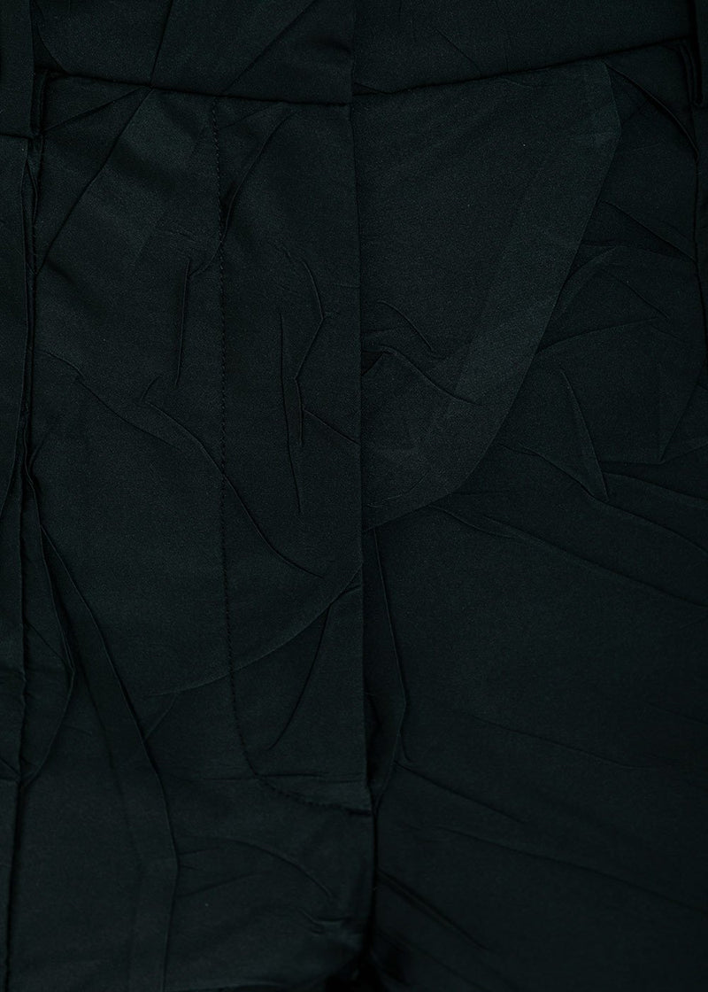 MM6 Maison Margiela Black Pleat Pants - NOBLEMARS
