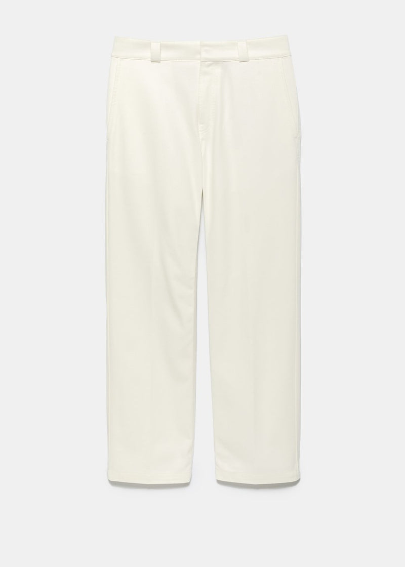 Loewe White Drill Cotton Pants - NOBLEMARS