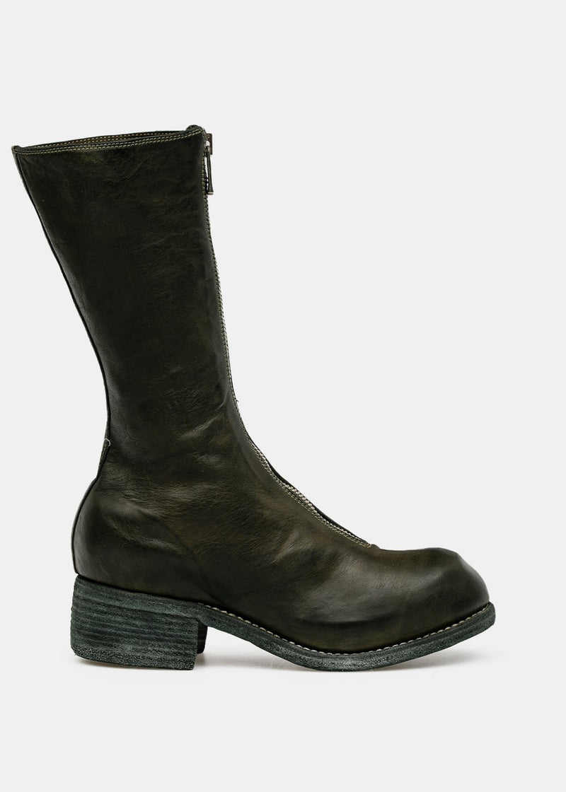 Guidi Green PL9 Front Zip Boots - NOBLEMARS