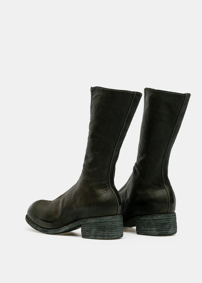 Guidi Green PL9 Front Zip Boots - NOBLEMARS