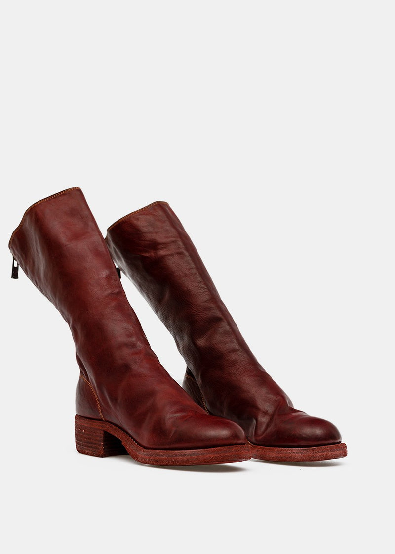 Guidi Red 789Z Back Zip Boots - NOBLEMARS