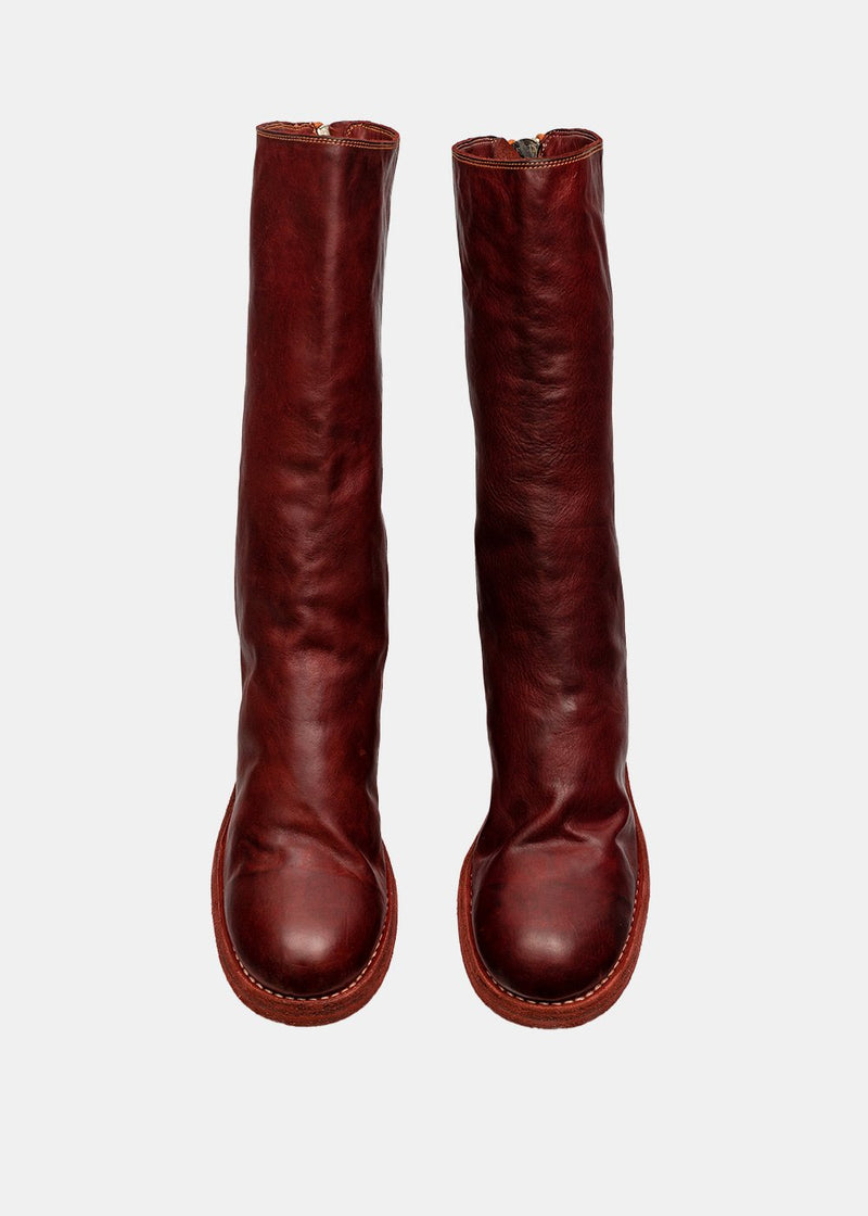 Guidi Red 789Z Back Zip Boots - NOBLEMARS