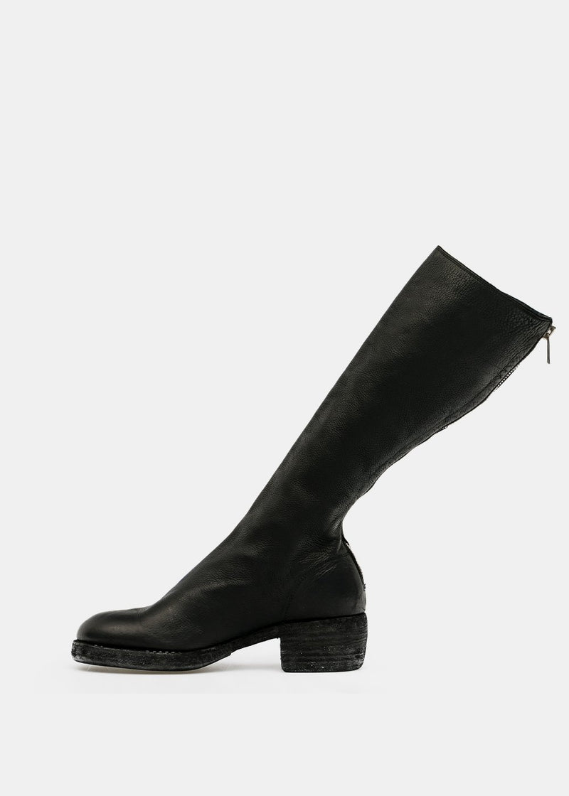 Guidi Black 7901Z Back Zip Boots - NOBLEMARS