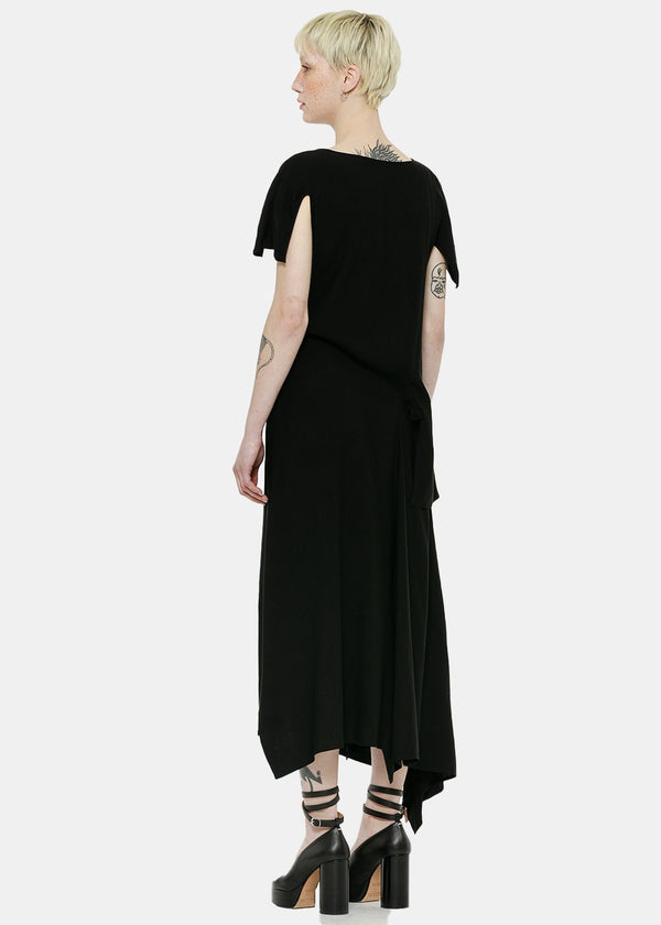 Yohji Yamamoto Black Furashi Dress - NOBLEMARS