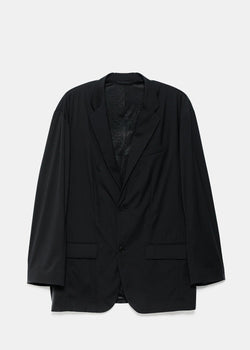 Balenciaga Black Oversized Tailored Jacket - NOBLEMARS